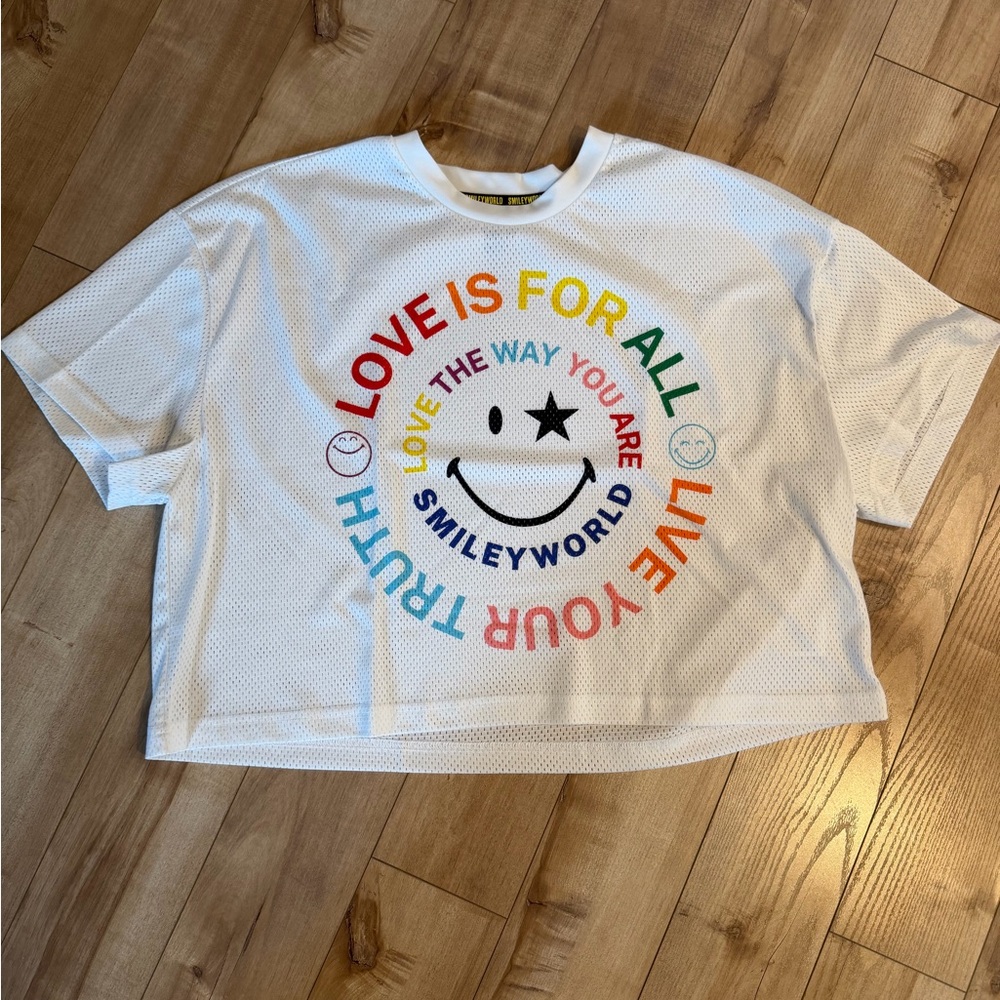 White Graphic Tee